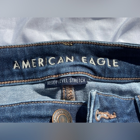 American Eagle Outfitters Skinny Denim Jeans. Size 10LONG - Picture 6 of 7